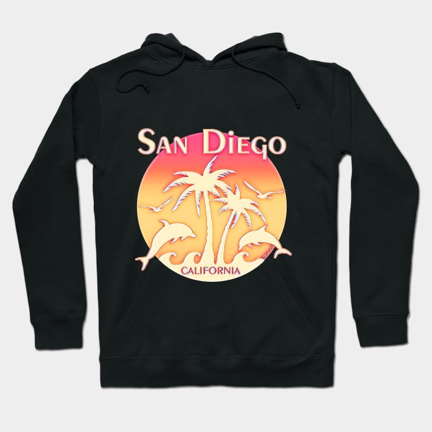 San Diego, California Hoodie by AmeliaCarrie